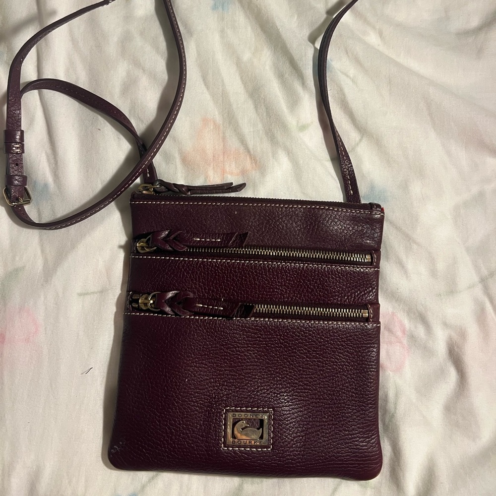 Dooney & Bourke Burgundy Crossbody Bag